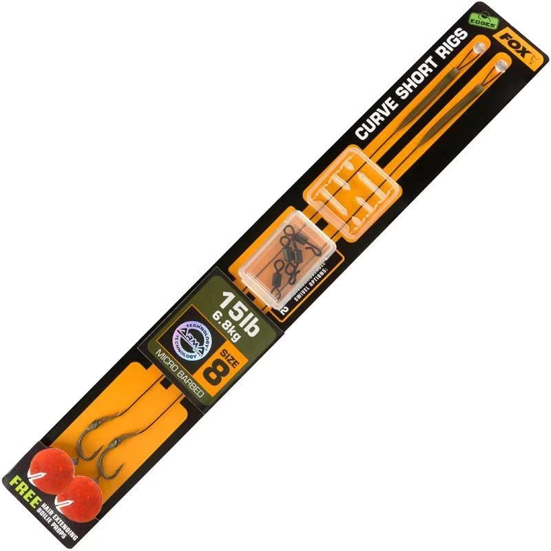 BAS DE LIGNE MONTE FOX EDGES CURVE SHORT READY RIGS GRAVELLY 3 BAS DE LIGNE MONTE FOX EDGES CURVE SHORT READY RIGS GRAVELLY