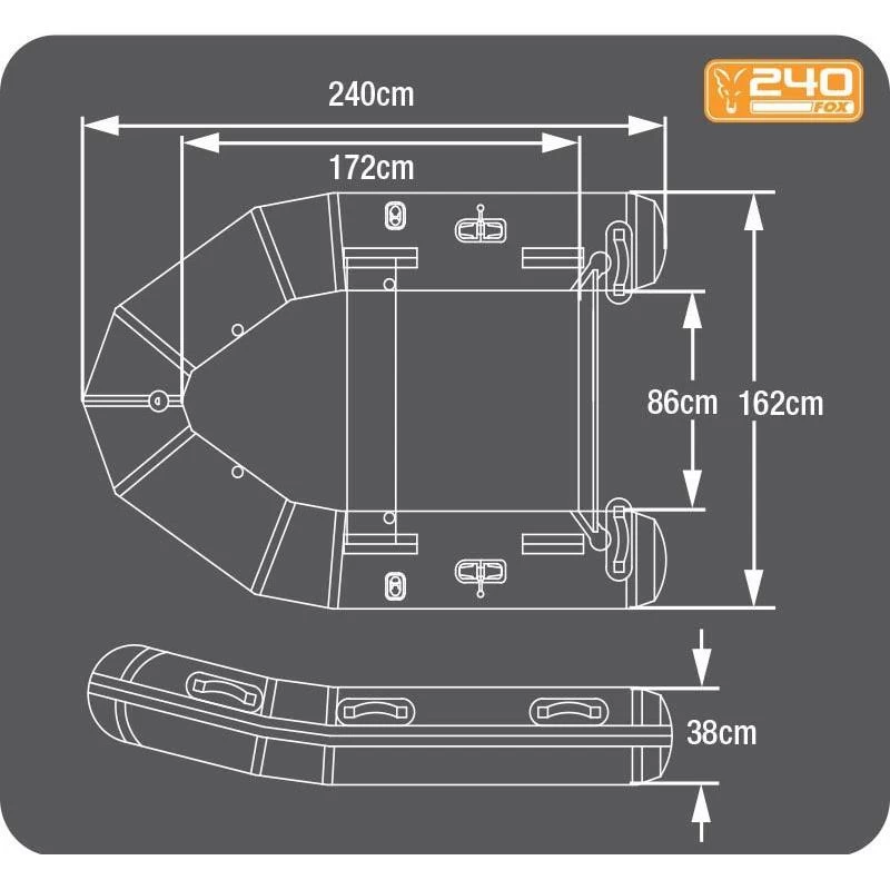 BATEAU PNEUMATIQUE FOX 240 4 BATEAU PNEUMATIQUE FOX 240 – Image 2