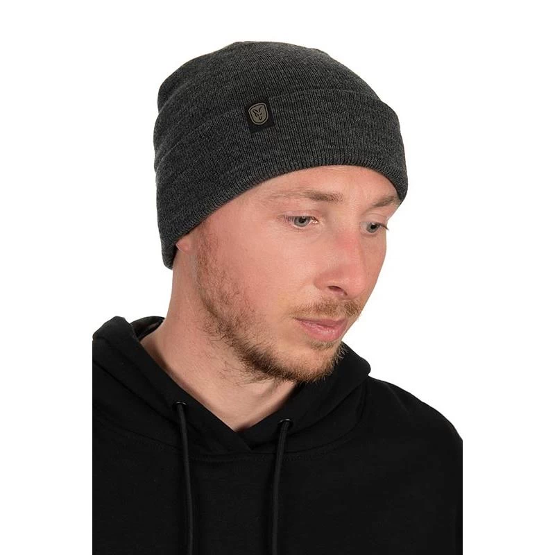 BONNET HOMME FOX BEANIE HAT - GRIS 3 BONNET HOMME FOX BEANIE HAT - GRIS