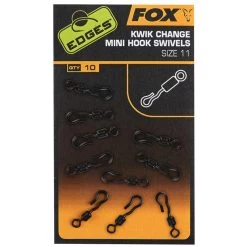EMERILLON FOX KWIK CHANGE MINI HOOK SWIVEL -Carpe Fox Magasin emerillon fox kwik change mini hook swivel z 2312 231220 2