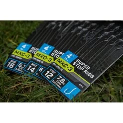 HAMEÇON MONTÉ FOX MATRIX MXC-3 4” SUPER STOP RIGS - PAR 8 -Carpe Fox Magasin hamecon monte fox matrix mxc 3 4 super stop rigs par 8 z 2314 231421 2