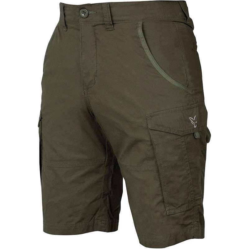 SHORT HOMME FOX COLLECTION GREEN & SILVER COMBAT SHORTS - KAKI 3 SHORT HOMME FOX COLLECTION GREEN & SILVER COMBAT SHORTS - KAKI