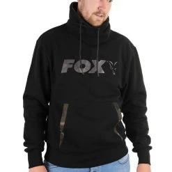 SWEAT HOMME FOX BLACK CAMO HIGH NECK - NOIR/CAMO