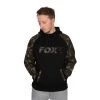 SWEAT HOMME FOX RAGLAN HOODY - NOIR/CAMO -Carpe Fox Magasin sweat homme fox raglan hoody noir camo z 2605 260526