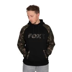 SWEAT HOMME FOX RAGLAN HOODY - NOIR/CAMO