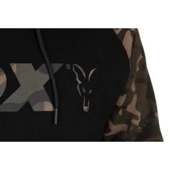 SWEAT HOMME FOX RAGLAN HOODY - NOIR/CAMO -Carpe Fox Magasin sweat homme fox raglan hoody noir camo z 2605 260526 5