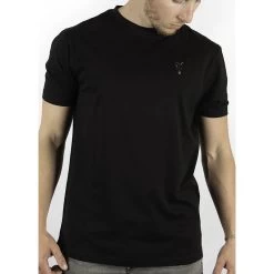 TEE SHIRT MANCHES COURTES HOMME FOX KHAKI T-SHIRT - NOIR