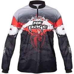 TEE SHIRT MANCHES LONGUES HOMME FOX RAGE PERFORMANCE TOP - NOIR/ROUGE