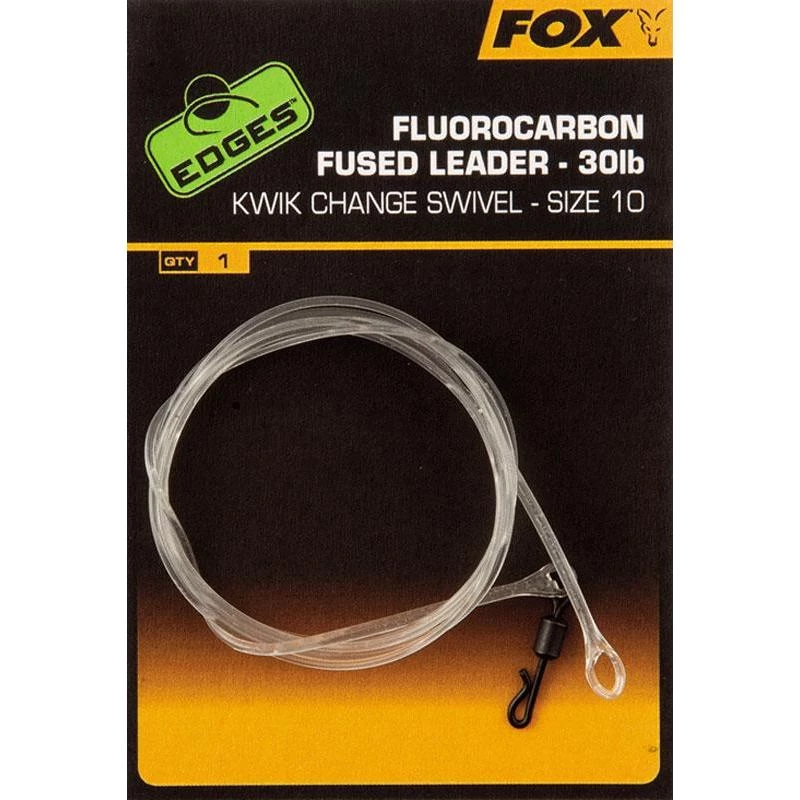 TETE DE LIGNE FOX EDGES FLUOROCARBON FUSED LEADERS 3 TETE DE LIGNE FOX EDGES FLUOROCARBON FUSED LEADERS