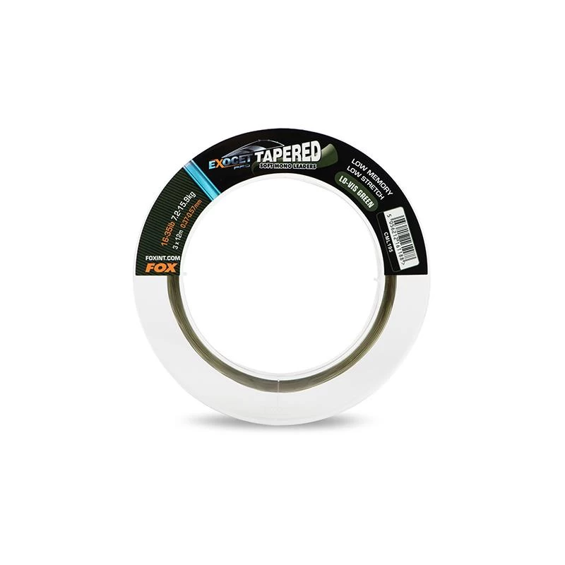 TÊTE DE LIGNE FOX EXOCET PRO TAPERED LEADER - 20M 3 TÊTE DE LIGNE FOX EXOCET PRO TAPERED LEADER - 20M