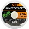 TRESSE A BAS DE LIGNE GAINEE FOX EDGES CAMOTEX SOFT CAMO - 20M -Carpe Fox Magasin tresse a bas de ligne gainee fox edges camotex soft camo 20m z 1914 191403