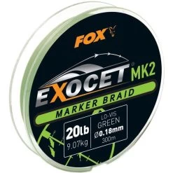 TRESSE CARPE FOX EXOCET MK2 SPOD BRAIDS 300M - VERT